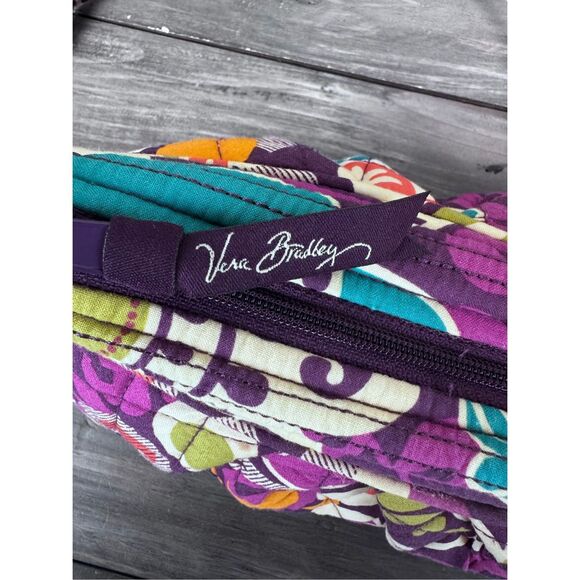 Vera‎ Bradley Plum Print Mini Crossbody Bag - Picture 6 of 12